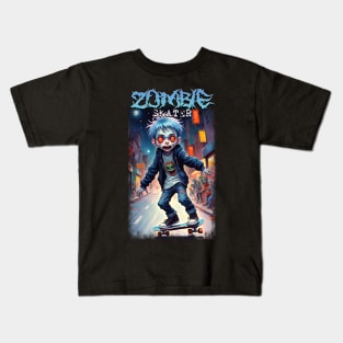 Zombie Skater 01 Kids T-Shirt